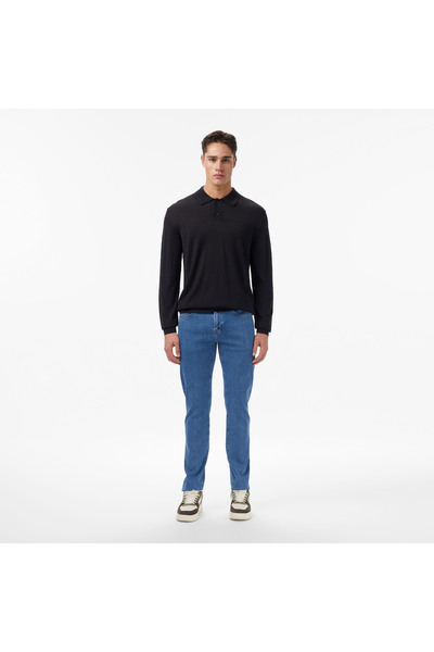 Lacoste Erkek Mavi Jean Pantolon