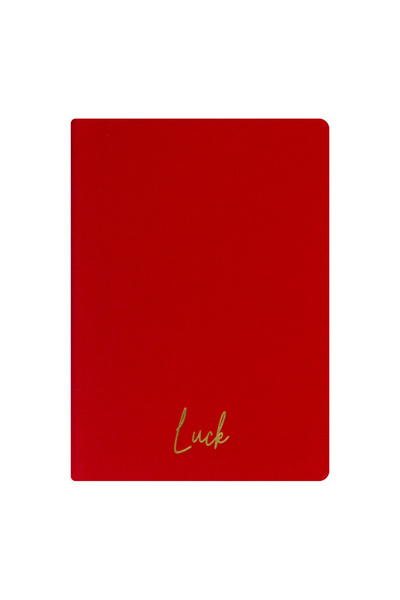 Kum Yayınevi Luck Notebook - Linen Hard Cover - Lined 192 Pages – 15X21.3Cm -...