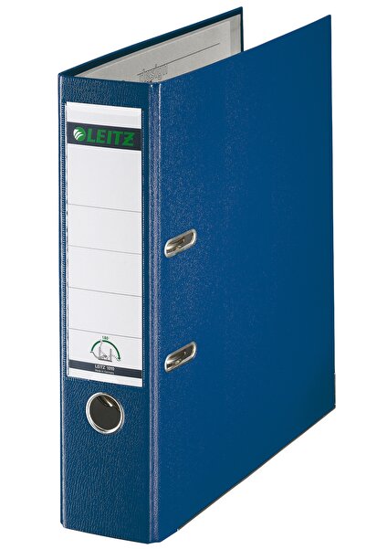 Leitz 180° biblioraft, PP, partially recycled, FSC certified, A4, 80 mm, blue