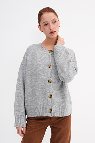 Addax Buttoned Knitwear Cardigan H3503