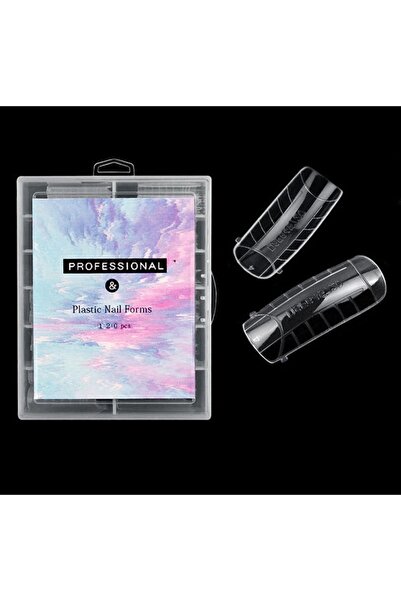 SELA Forme reutilizabile pentru vârfuri nr. 1 pentru Polygel și Gel, 120 buc.