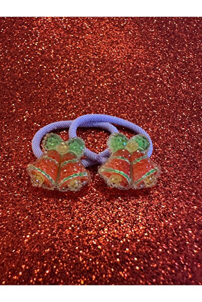 Milena Designer Store مشبك مطاطي مزدوج صغير لامع على شكل شخصيات عيد الميلاد م...