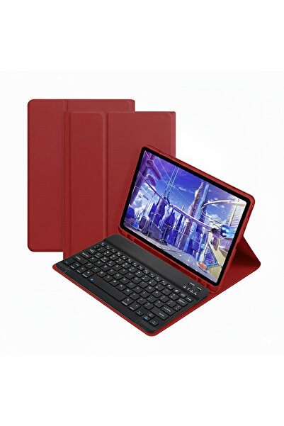 Microcase Huawei MatePad 11.5 (2025) Tablet Uyumlu Bluetooth Klavyeli Standlı...