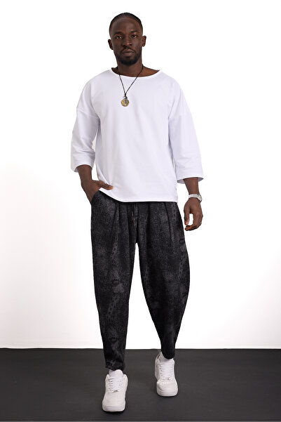 Superbluemexico Unisex Νέας Γενιάς Πρωτότυπο Σχέδιο Αθλητικό Φαρδύ Παντελόνι ...