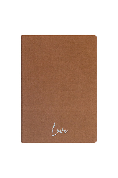 Kum Yayınevi Love Notebook - Linen Hard Cover - Lined 192 Pages - 15X21.3Cm -...