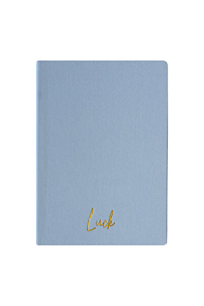 Kum Yayınevi Luck Notebook - Linen Hard Cover - Lined 192 Pages – 15X21.3Cm -...