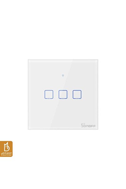 Sonoff مفتاح إضاءة جداري ذكي ثلاثي الأزرار يعمل بتقنية الواي فاي T0UK3C-TX