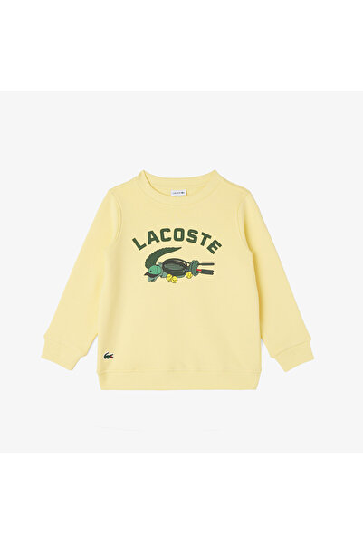 Lacoste Çocuk Sarı Sweatshirt