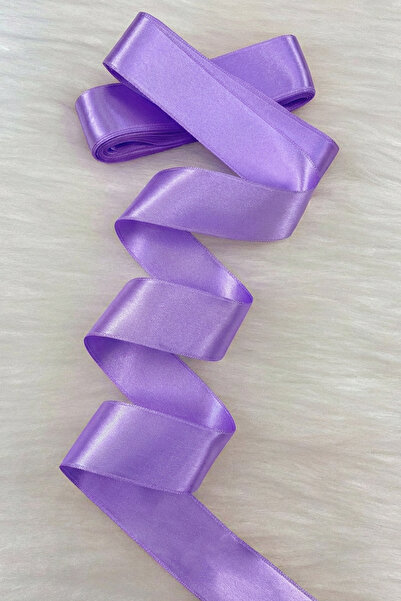 ZEYMERADE Panglică din satin cu două fețe, liliac, 4 cm, 10 metri, panglică p...