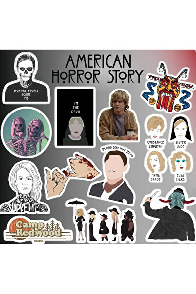 Clementine Jewellery American Horror Story Sticker Seti | Laptop Notebook Tel...