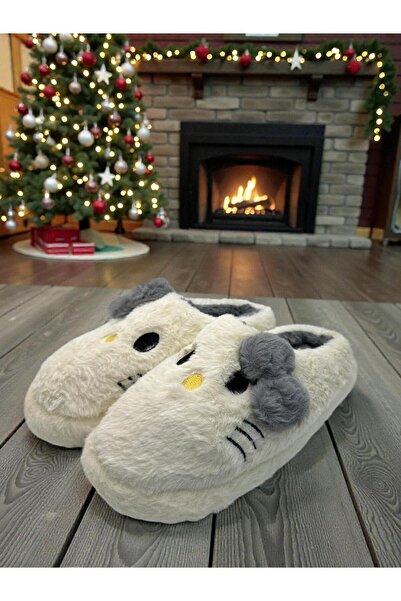 Marblestone نعال نسائية منفوشة بتصميم حيواني مع شريط مزين بأشكال وتفاصيل مميز...