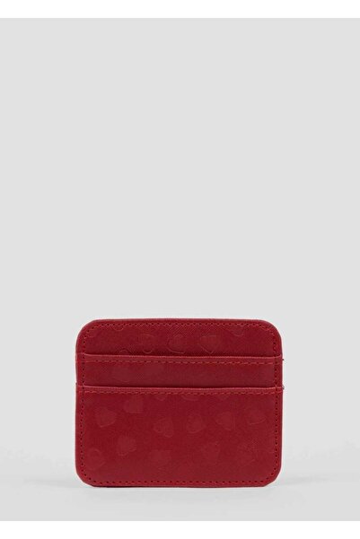 DeFacto حافظة بطاقات من الجلد الصناعي للنساء G8242AXNS