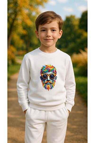 playwear Hanorac de echipă cu imprimeu HEAD COLOR pentru fete și băieți, cu g...