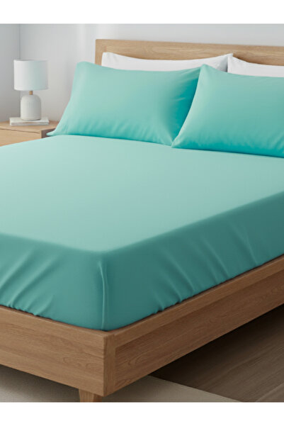 BEYLİNİ Elastic Bed Sheet Set with Pillowcases Cover Cotton Durable Tear-Resistant Single Double Size