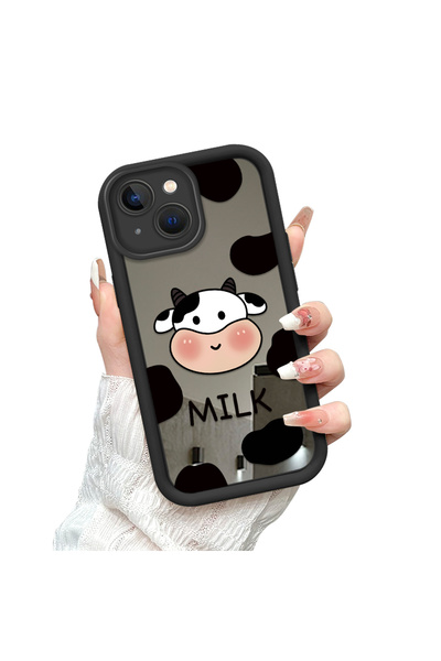 Hontinga حافظة هاتف متوافقة مع آيفون 15، حافظة سيليكون عاكسة مضادة للانعكاس ب...