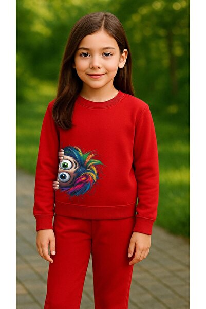 playwear سترة رياضية SAKLI مطبوع للفتيات والأولاد برقبة دائرية3 4-5-6-7-8-9-1...