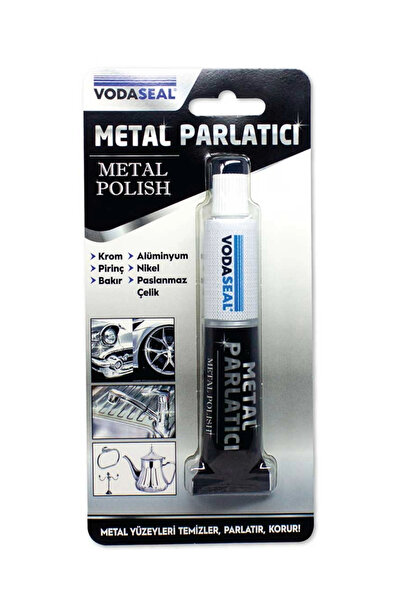 MegaVitrin Vodaseal Metal Parlatıcı Tüp 40 gr | Krom Pirinç Bakır Gümüş ve Pa...
