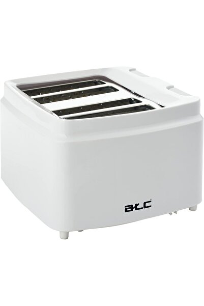 ATC 4 Slice Toaster White Mixed Material Bread Toaster for Home Kitchen ST018