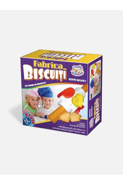 OEM Joc Creativ D-Toys – Fabrica de Biscuiti, Set de Decorat Biscuiti, Fabric...