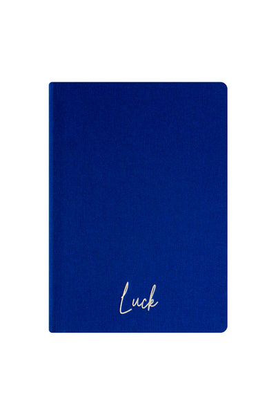 Kum Yayınevi Luck Notebook - Linen Hard Cover - Lined 192 Pages – 15X21.3Cm -...