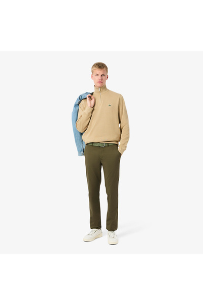 Lacoste Erkek Slim Fit Haki Chino Pantolon