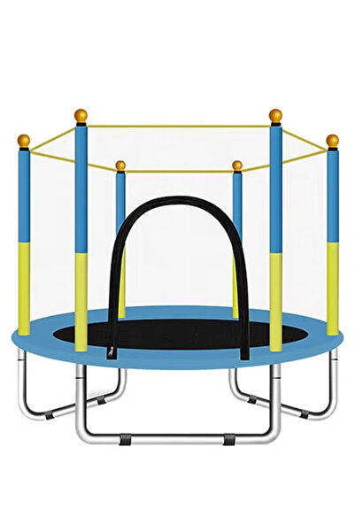 Fitness World Bounce and trampoline with safety net for children for outdoor and indoor places