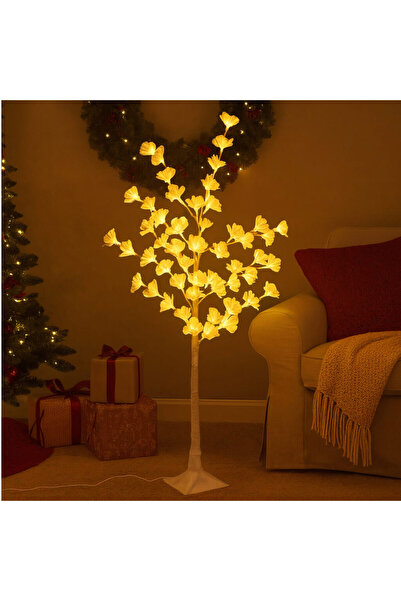 JML1 Brad decorativ 165 cm, brad de Crăciun artificial cu lumină LED albă cal...