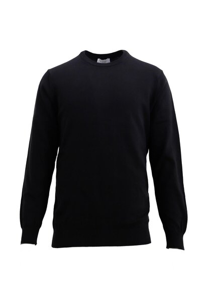 Uki SİYAH Bisiklet Yaka Triko Kazak