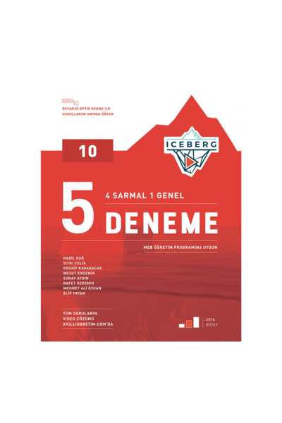 Okyanus Yayınları 10. Sınıf Iceberg 5 Deneme