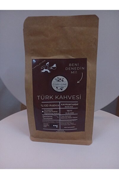 Coff-line Koyu Kavrum Türk Kahvesi – Yoğun Köpük & Güçlü Aroma