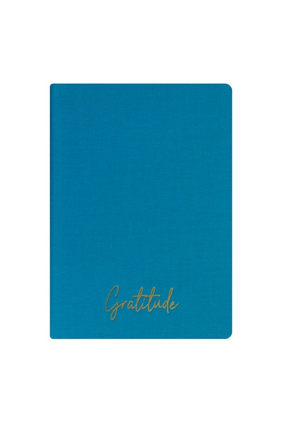 Kum Yayınevi Gratitude Notebook - Linen Hard Cover - Unlined 192 Pages – 15X2...