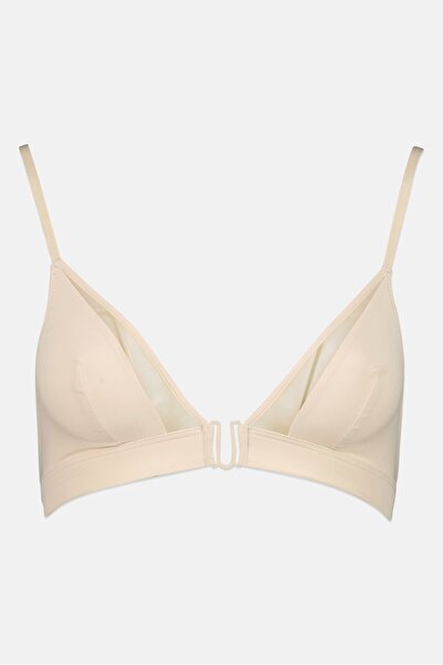 Etam حمالة صدر نسائية سادة بدون حشوة، بيج