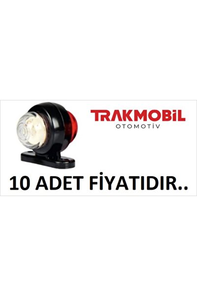 FORMPLAS FR MİNİ TAKOZ LAMBA LEDLİ E.M. 10 ADET KIRMIZI BEYAZ