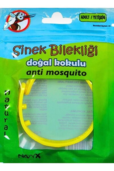Navyx Yetişkin Sinek Kovucu Bileklik - %100 Doğal Kokulu Koruyucu
