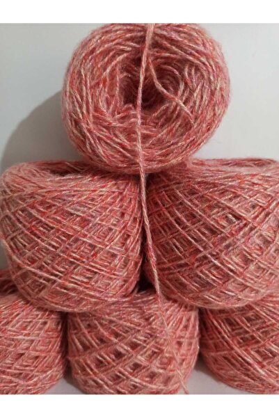 İPEK YÜN İPLİK DÜNYASI Ață de tricotat Angora (roz, portocaliu, crem) Sim Mix...