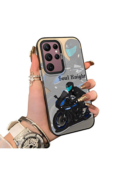 ucuc حافظة سامسونج جالاكسي S22 الترا المتوافقة مع الحافة السيليكونية الصلبة و...