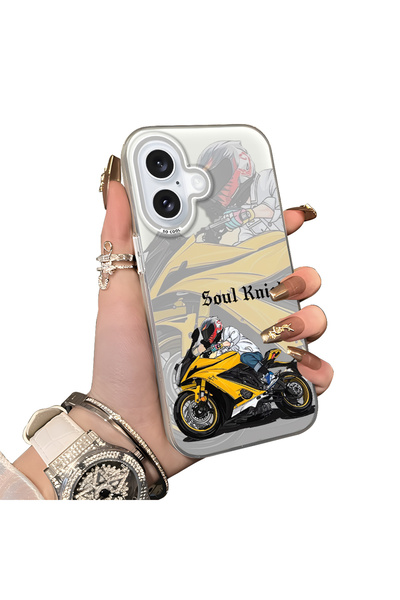 ucuc حافظة مضادة للسقوط من السيليكون المتوافقة مع هاتف iPhone 16، بتصميم سيار...