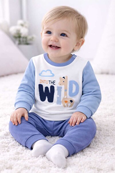nikuby Baby Boy Suit Set Askı Wild Double Set
