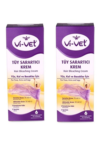 Vi-vet Vıvet Tüy Sarartıcı Krem 35 ml + 70 ml × 2