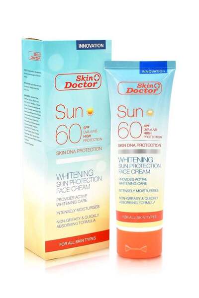 Skin Doctor كريم تفتيح البشرة مع واقي من الشمس بعامل حماية SPF60، 150 مل