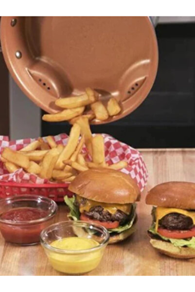 OEM Tigaie Air Fry din ceramica + Set 50 hartii de copt 16 cm