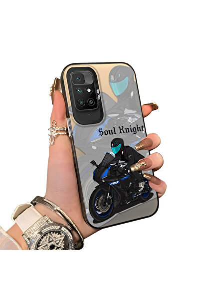 ucuc حافظة لهاتف Xiaomi Redmi 10 2022 متوافقة مع حافة السيليكون الصلبة والظهر...