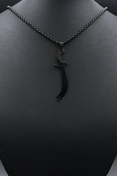 Prestige Hz. Ali Zulfiqar Sword Necklace Stainless Steel Chain 2mm 902493