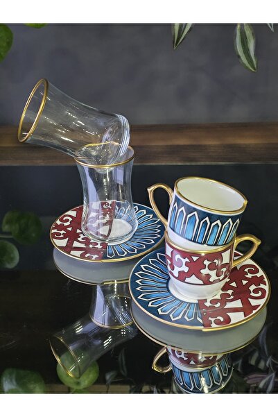 FERMATO Olivia 2-Person Coffee and Tea Set