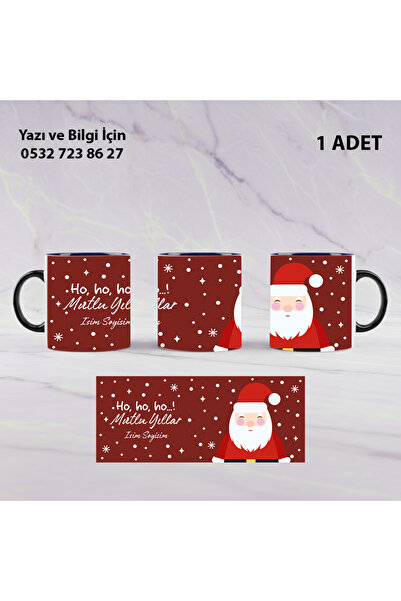 Ceymas Hediyelik Kişiye Özel Yılbaşı Yeniyıl Tasarımlı Kişiye Özel Yeni Yıl T...