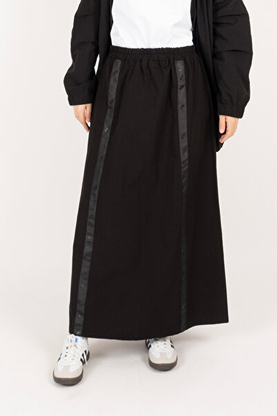 Vauva Striped Skirt Poplin Fabric Striped Elastic Skirt