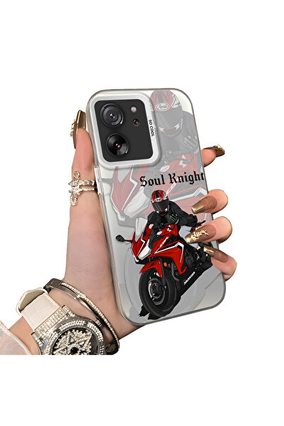 ucuc حافظة لهاتف Xiaomi Mi 13T/Mi 13T Pro متوافقة مع حافة السيليكون الصلبة وا...