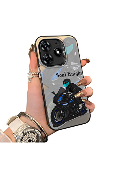 ucuc حافظة تكنو سبارك 10 برو متوافقة مع الحافة السيليكونية الصلبة والمضادة لل...