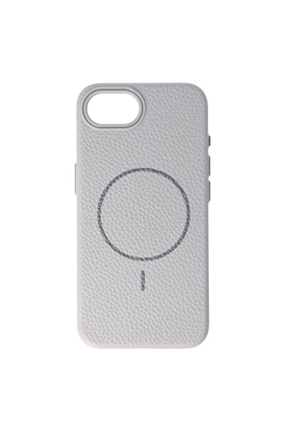 SEP Toc Luxury Leather Magsafe Apple iPhone 16e Gri