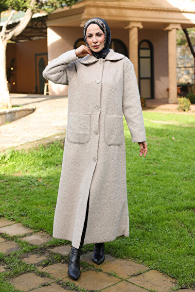 KADEEM Mavera Fox Fabric Long Hijab Coat – 7009